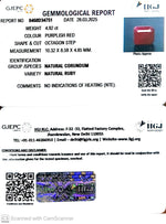 Load image into Gallery viewer, 4.92/CT Natural Ruby with Govt. Lab Certificate-8468D34751