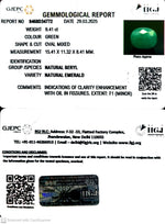 Load image into Gallery viewer, 9.41/CT Natural Panna Stone with Govt. Lab Certificate (2331)
