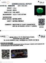 Load image into Gallery viewer, 7.53/CT Natural Panna Stone with Govt. Lab Certificate (2331)
