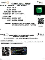 Load image into Gallery viewer, 4.66/CT Natural Panna Stone with Govt. Lab Certificate (2331)
