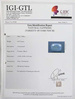 Load image into Gallery viewer, 8.37/CT Natural Pitambari Sapphire with Govt. Lab Certificate-87450