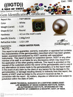 Load image into Gallery viewer, 5.2/CT Natural Certified Fresh Water Pearl Gemstone -88556