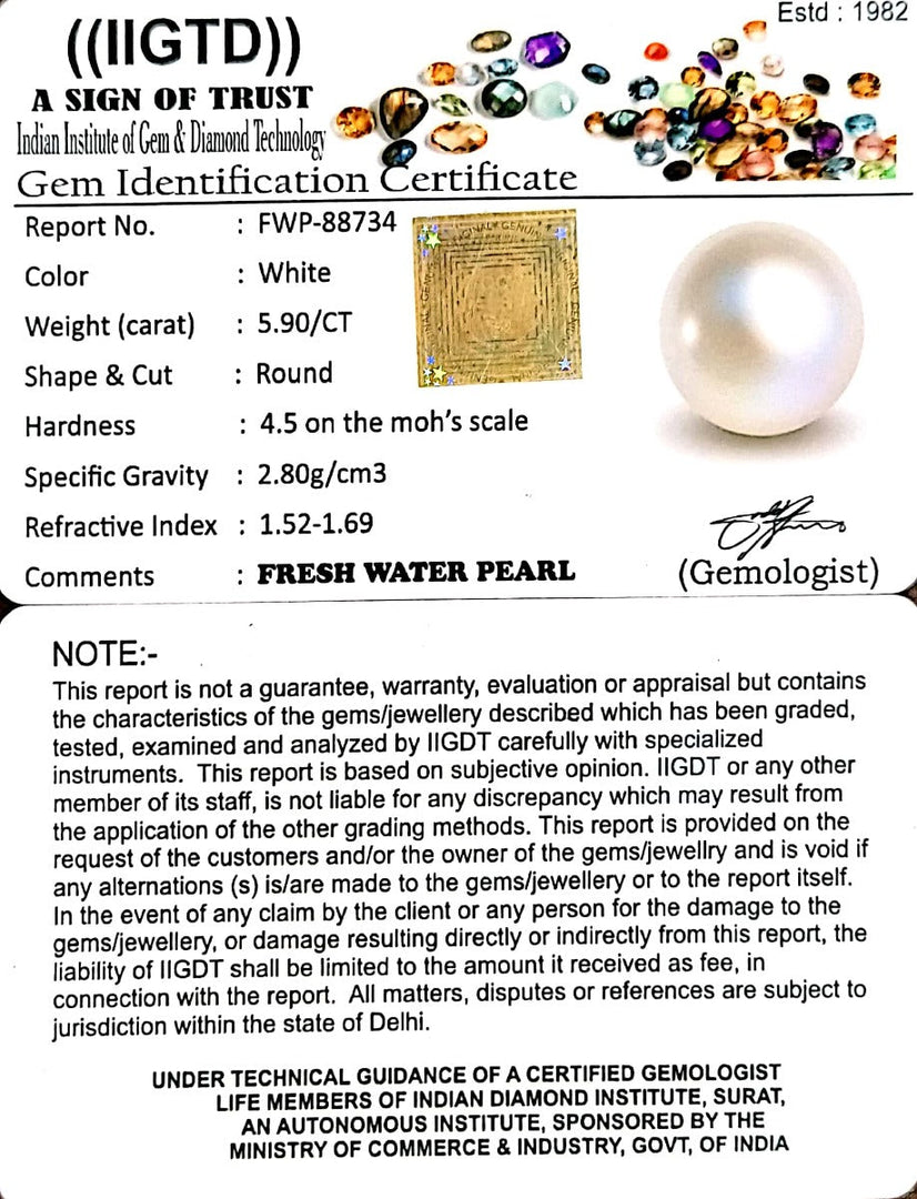 5.90/CT Natura Fresh Water Pearl (277)