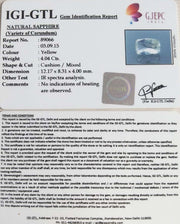 4.04/CT Natural Pitambari Sapphire with Govt Lab Certificate-89066