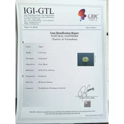 6.63 Ratti Natural yellow sapphire with Govt Lab Certificate-(4100)