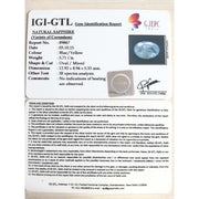 6.34 Ratti Natural Pitambari Neelam with Govt Lab Certificate-(4551)