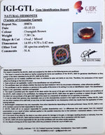 Load image into Gallery viewer, 8.19 Ratti Natural Hessonite with Govt. Lab Certificate-(1221)

