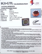 Load image into Gallery viewer, 7.91 Ratti Natural Hessonite with Govt. Lab Certificate-(1221)
