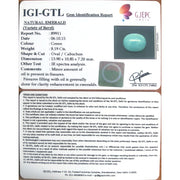 9.10 Ratti Natural Panna Stone with Govt. Lab Certificate (3441)