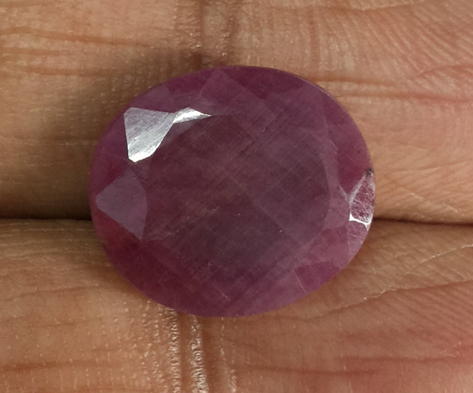 9.00 Ratti Natural Indian Ruby with Govt. Lab Certificate-(1221)
