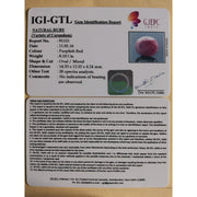 9.00 Ratti Natural Indian Ruby with Govt. Lab Certificate-(1221)