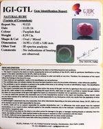 Load image into Gallery viewer, 8.29/CT Natural Ruby with Govt. Lab Certificate-91153