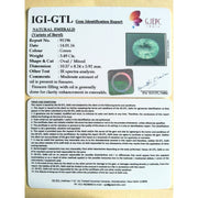 3.87 Ratti Natural Panna Stone with Govt. Lab Certificate (34410)