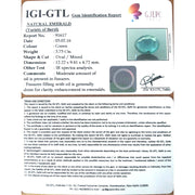 4.14 Ratti Natural Panna Stone with Govt. Lab Certificate (5100)