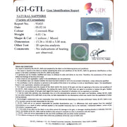 6.01/CT Natural Blue Sapphire with Govt Lab Certificate-BLUSA9U