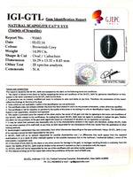 Load image into Gallery viewer, 15.66 Ratti Natural Scapolite Cat&#39;s Eye with Govt. Lab Certified-(1221)
