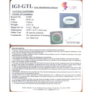 3.36 Ratti Natural yellow sapphire with Govt Lab Certificate-(YELSA9T)