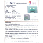 4.97/CT Natural Panna Stone with Govt. Lab Certificate (4551)