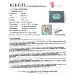 Load image into Gallery viewer, 3.35 Ratti Natural Panna Stone with Govt. Lab Certificate (12210)
