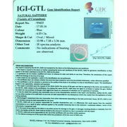 4.47 NATURAL blue SAPPHIRE with Govt Lab Certified-(8991)