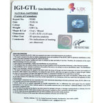 Load image into Gallery viewer, 4.80/CT Natural Blue sapphire with Govt Lab Certificate-BLUSA9V

