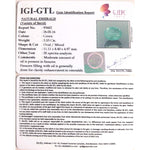 Load image into Gallery viewer, 3.53/CT Natural Panna Stone with Govt. Lab Certificate (6771)
