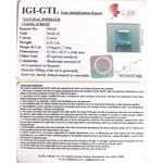 Load image into Gallery viewer, 4.52/CT Natural Panna Stone with Govt. Lab Certificate (6100)
