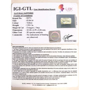 3.28 Ratti Natural yellow sapphire with Govt Lab Certificate-(6100)