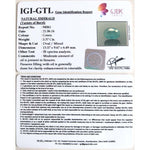 Load image into Gallery viewer, 5.97 Ratti Natural Panna Stone with Govt. Lab Certificate (6100)
