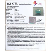 5.97 Ratti Natural Panna Stone with Govt. Lab Certificate (6100)