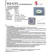 2.36 Ratti yellow sapphire with Govt Lab Certificate-(YELSA9T)