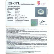 2.12 Ratti yellow sapphire with Govt Lab Certificate-(YELSA9S)