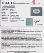 Load image into Gallery viewer, 1.86/CT Natural White sapphire with Govt Lab Certificate-94697
