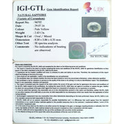 2.70 Ratti yellow sapphire with Govt Lab Certificate-(YELSA9V)