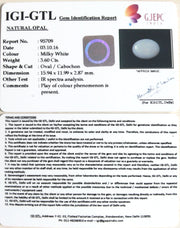 3.60/CT Natural Opal with Govt. Lab Certificate (4551)