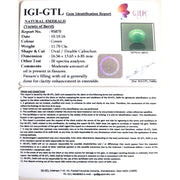 13.00 Ratti Natural Panna Stone with Govt. Lab Certificate (2331)