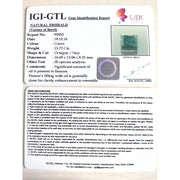 17.48 Ratti Natural Panna Stone with Govt. Lab Certificate (2100)