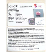 5.20 Ratti Natural New Burma ruby with Govt. Lab Certificate-(4551)