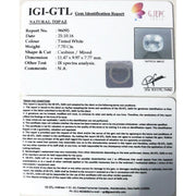 8.56 Ratti Natural White topez with Govt. Lab Certificate-1665