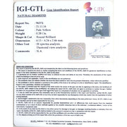 0.28/Cents Natural Diamond with Govt. Lab Certificate-120000