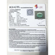 2.87/CT Natural Emerald Stone with Govt. Lab Certificate (12210)