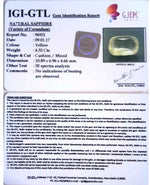 Load image into Gallery viewer, 4.35/CT Natural Ceylonese Pukhraj with Govt Lab Certificate-YELSA9W

