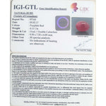 Load image into Gallery viewer, 4.11/CT Natural Mozambique Ruby with Govt. Lab Certificate-(23310)
