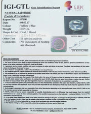 3.57/CT Natural Pitambari Sapphire with Govt Lab Certificate-97190