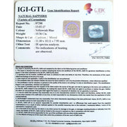 10.36/CT Natural Blue sapphire with Govt. Lab Certificate-BLUSA9V