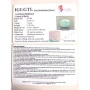 5.92 Ratti Natural Panna Stone with Govt. Lab Certificate (3100)