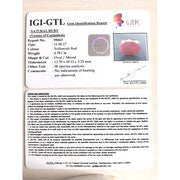 5.31 Ratti Natural New Burma Ruby with Govt. Lab Certificate-3441