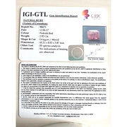 3.24 Ratti Natural Mozambique Ruby with Govt. Lab Certificate-12210