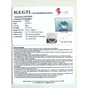 6.15/CT Natural Blue sapphier with Govt Lab Certified (4551)
