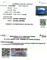 Load image into Gallery viewer, 7.63/CT Natural Blue Sapphire with Govt Lab Certificate (6771)
